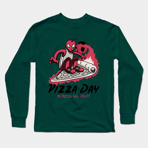 Pizza Day ? Long Sleeve T-Shirt by TFE